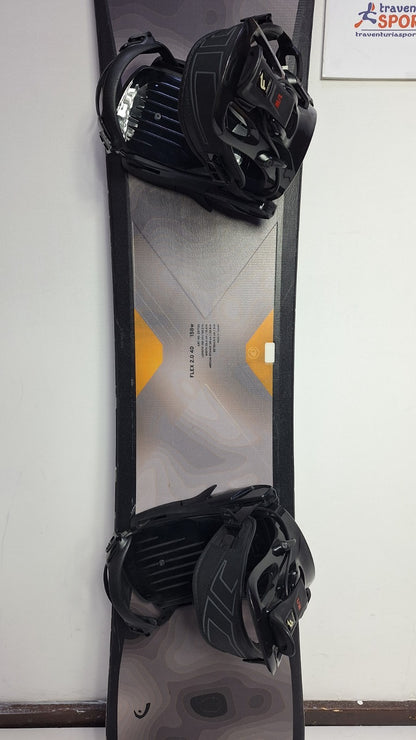 HEAD Flex 4D 158W cm Snowboard + Brand New Fastec L  Bindings Winter Snow