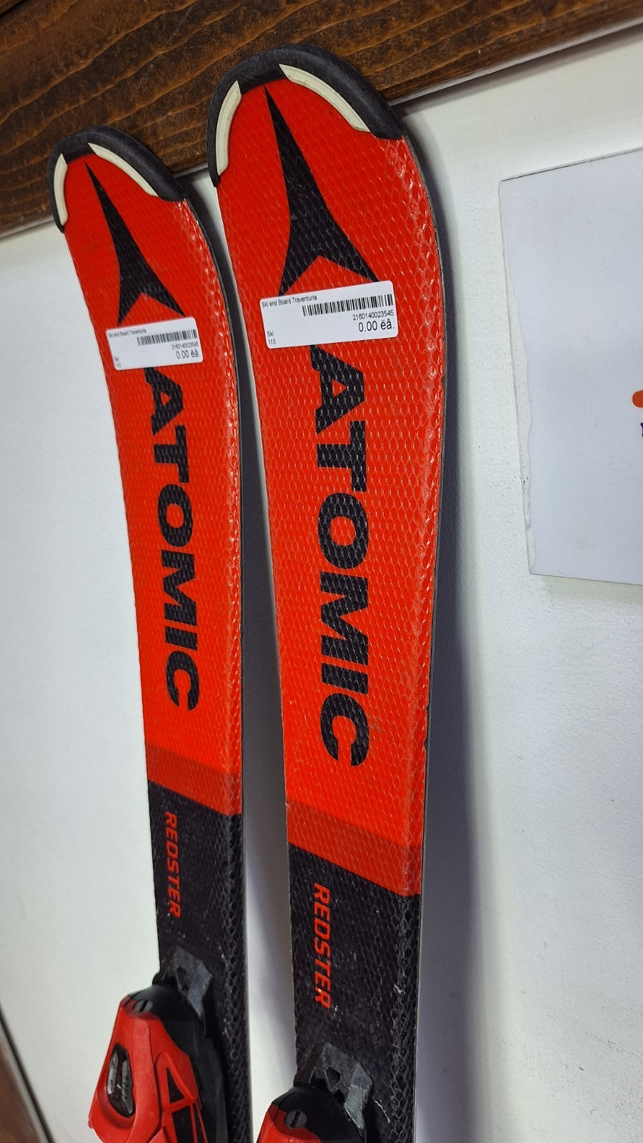 Atomic Redster J2 110 cm Ski + Atomic 4.5 Bindungen Wintersport Schneespaß