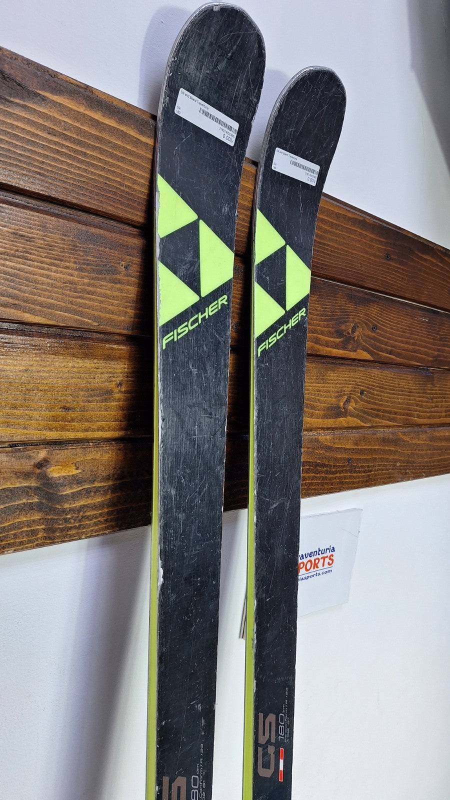 Fischer RC4 WC GS 180 cm Ski + HEAD 17 Bindung Wintersport Schneespaß