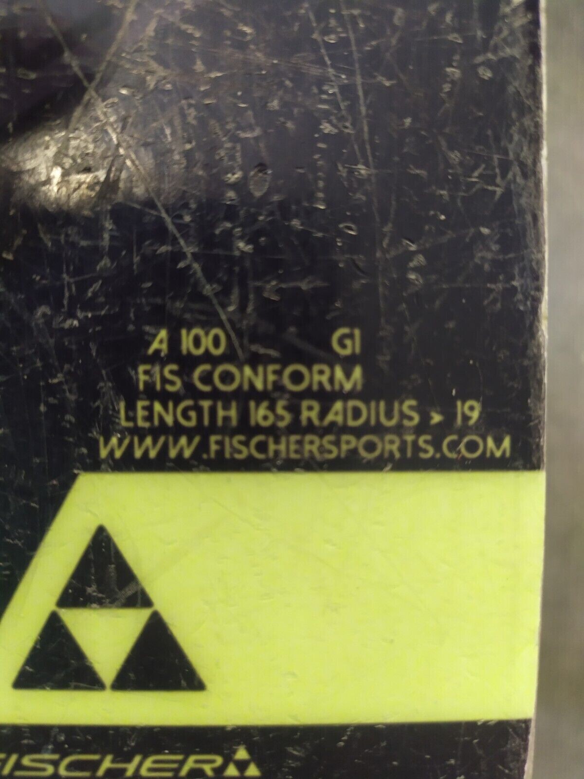Fischer RC4 World Cup GS 165 cm Ski + Fischer RC4 Z11 Bindungen Wintersport