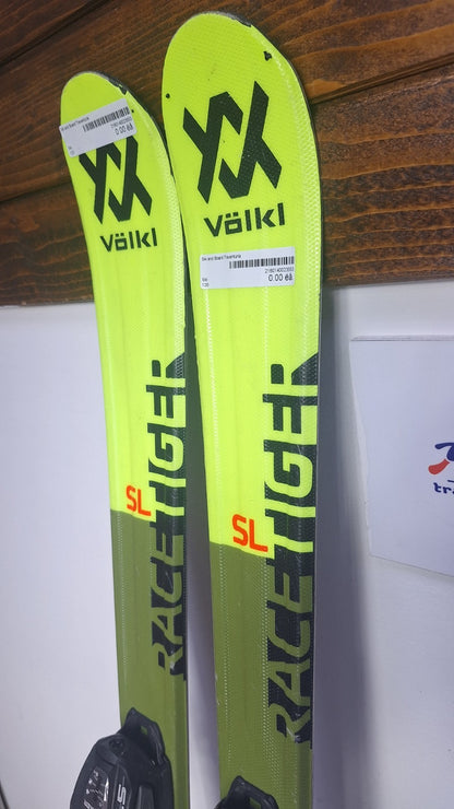 Völkl Racetiger 13 SL 120 cm Ski + Marker 4.5 Bindung Wintersport Schneespaß