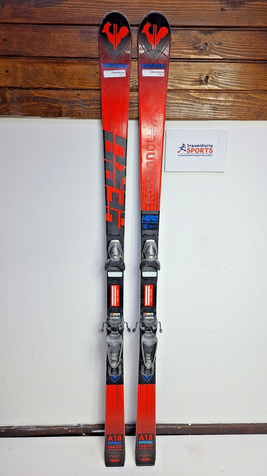 Rossignol Hero Athlete GS Pro 164 cm Ski + Rossignol  Bindings Winter Sport Snow