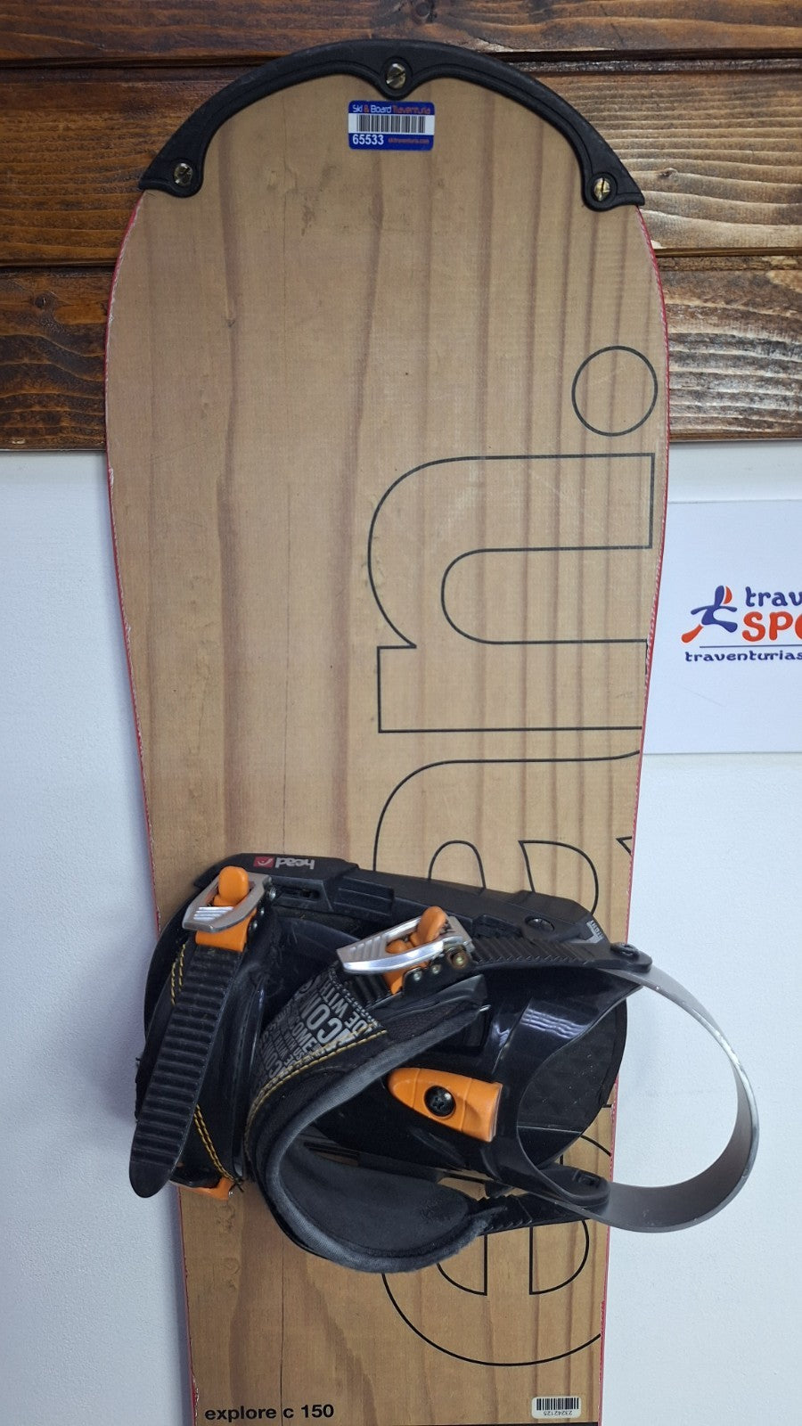 Snowboard Elan Explore C 150 cm + Attacchi HEAD Rental Taglia L Avventura Invernale