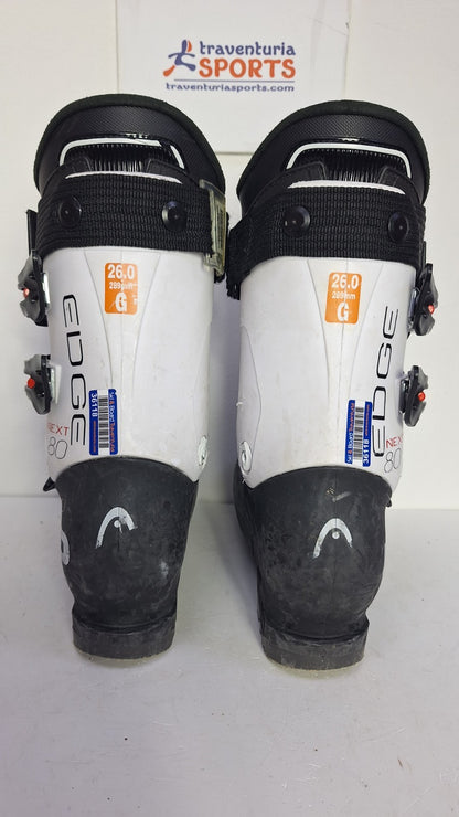 Chaussures de ski HEAD Next Edge 80 (EU 40 1/2; UK 7 ; Mondo 260) Sport plaisir d’hiver sur neige