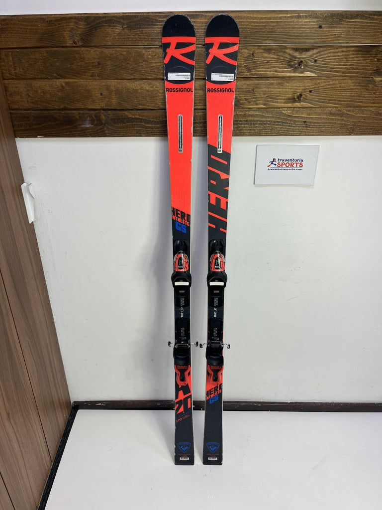 Rossignol Hero Athlete GS 170 cm Ski + New Look 11 Bindings Winter Fun Snow