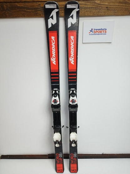 Ski Nordica Dobermann WC GS J 142 cm + fixations Marker 8 Sport d'hiver Plaisir