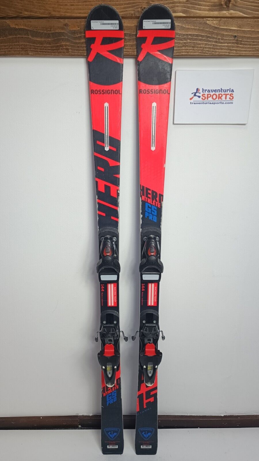 Rossignol Hero FIS GS Pro 144 cm Ski + Look 10 Bindings Winter Fun Snow
