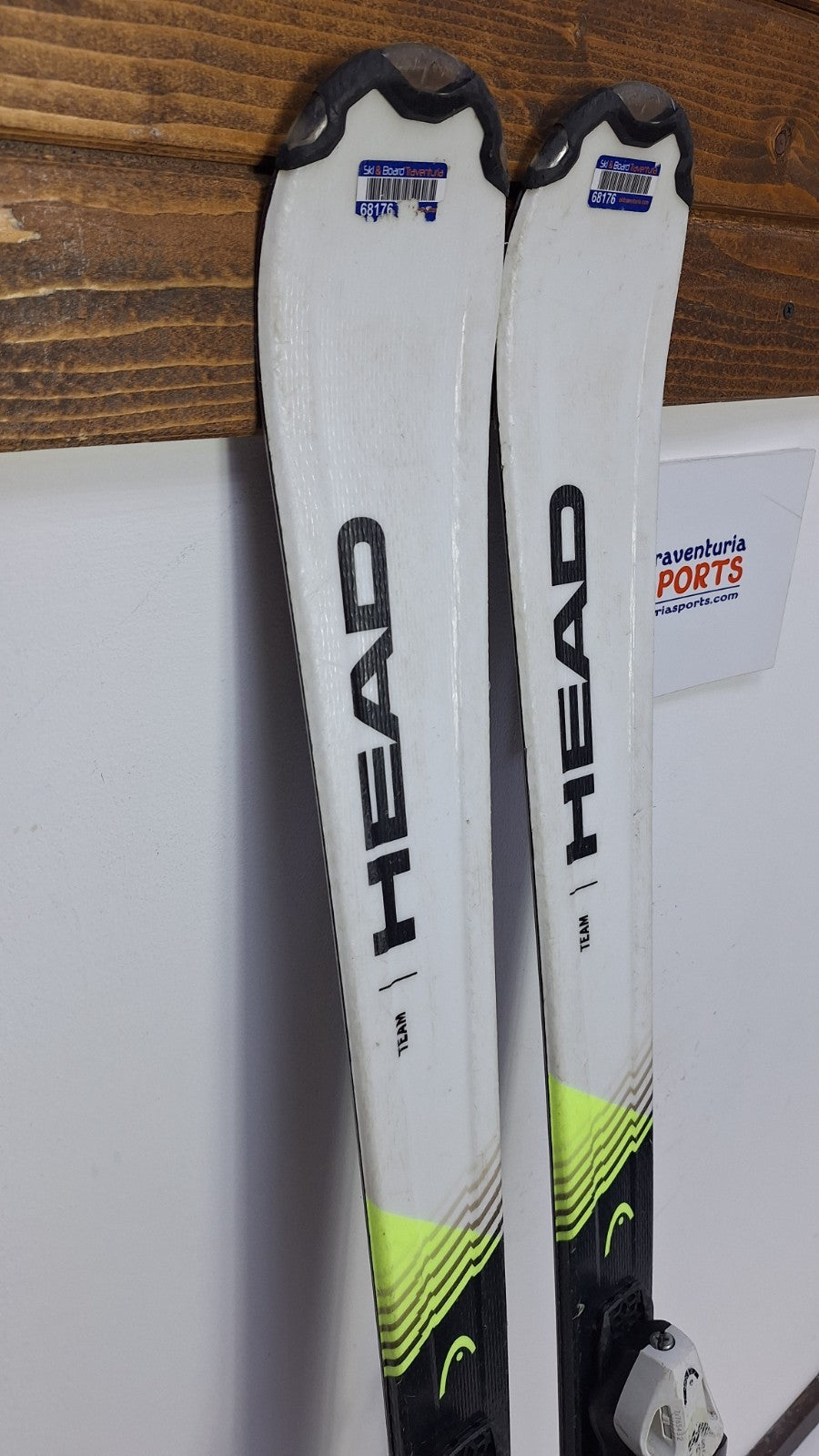HEAD SupershapeTeam SLR PRO 147cm  Ski + HEAD SLR 7.5 Bindings Winter Sport