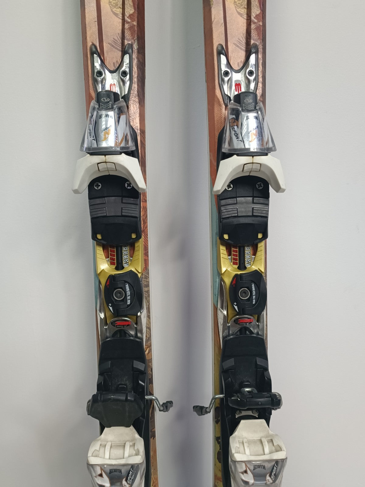 Nordica Fate 170 cm Ski + Marker 10 Bindings Winter Snow Sport Outdoor