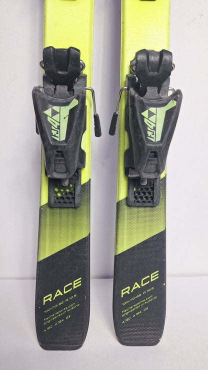 Fischer RC4 Race 110 cm Ski + Fischer FJ 4.5 Bindings Fun Snow Winter Sport