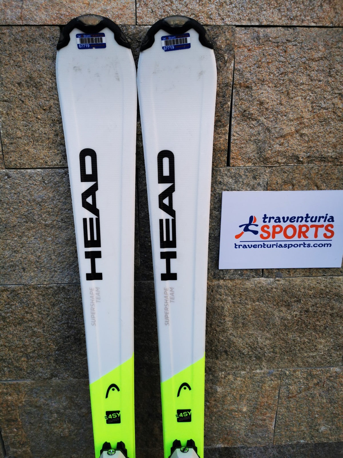 HEAD Supershape Team Easy 157cm  Ski + HEAD 7.5 Bindings  Winter Sport