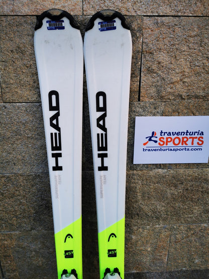 HEAD Supershape Team Easy 157cm  Ski + HEAD 7.5 Bindings  Winter Sport
