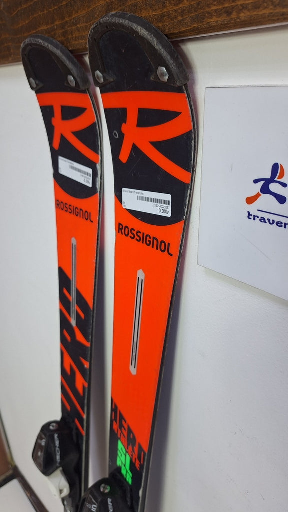 Rossignol Hero Athlete SL Pro 135 cm Ski + Fischer RS9 Bindings