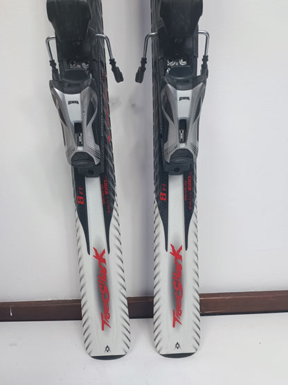 Völkl Tigershark 8FT 168 cm Sci + Marker 11 attacchi Sport invernali Divertimento sulla neve