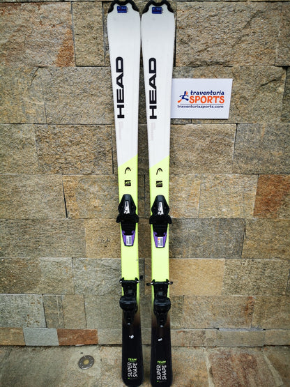 HEAD Supershape Team Easy 157cm  Ski + Tyrolia BYS 10 Bindings  Winter Sport BSL