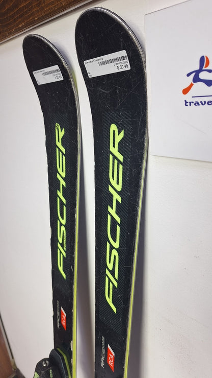 Fischer RC4 GS 133 cm Ski + Fischer 7.5 Bindungen Wintersport Schneespaß