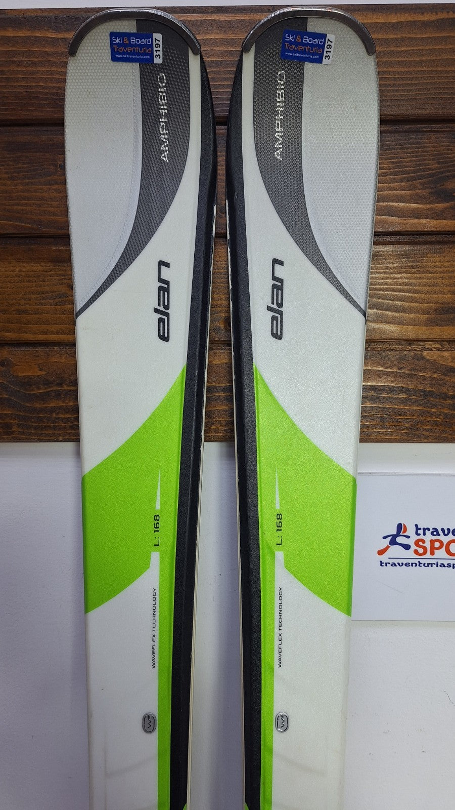 Elan Amphibio 78 168cm Ski + Elan EL 10  Bindings Winter Adventure Outdoor