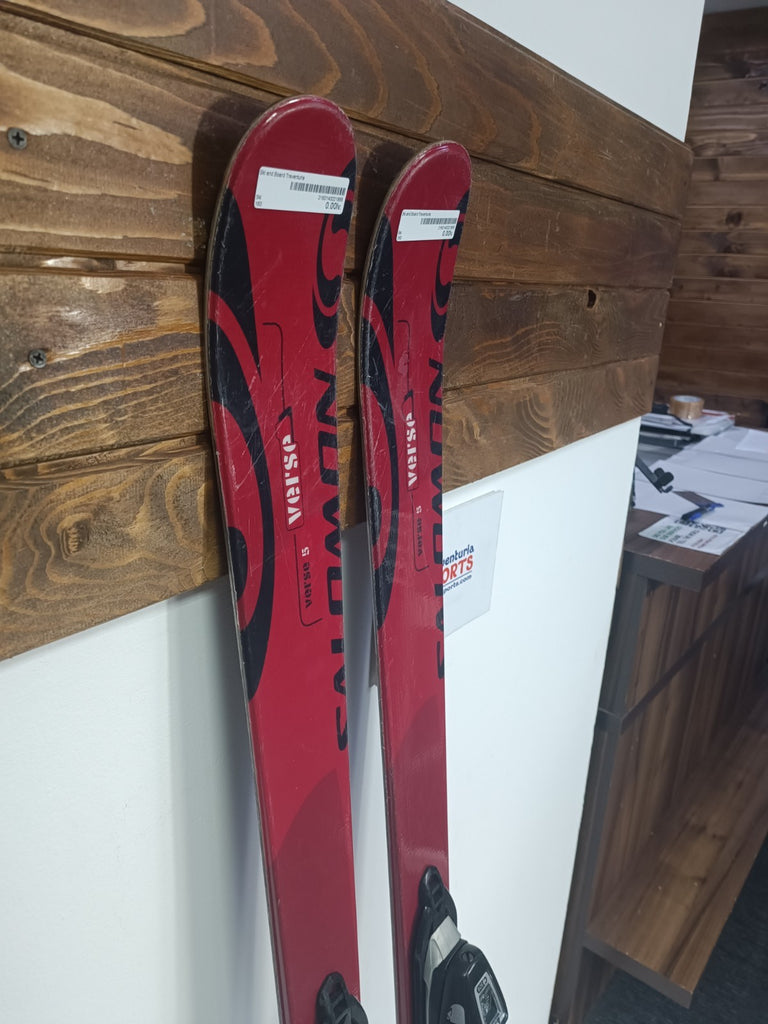 Salomon Verse 5 160cm Ski + Salomon 9 Bindings Winter Sport