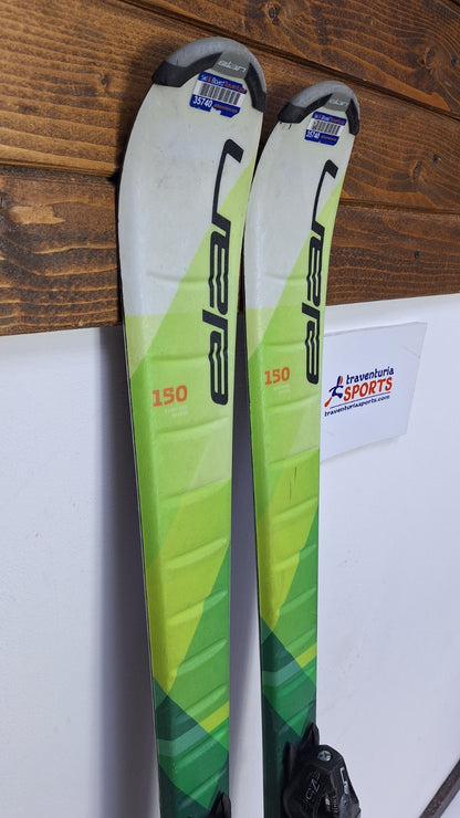 Ski Elan Explore Pro QS 150 + fixations Elan 7.5, plaisir des sports d'hiver sur neige
