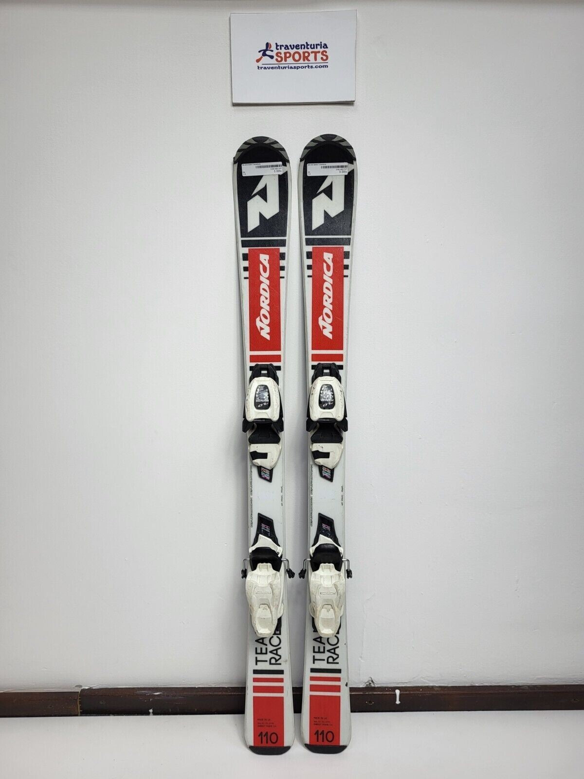 Sci Nordica Team Race 110 cm + attacchi Marker 7 Sport Winter Fun