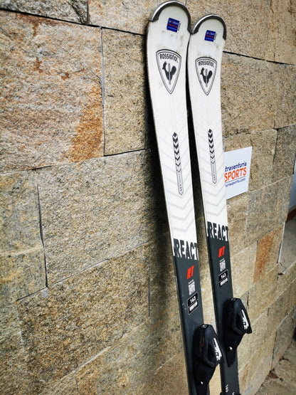 Rossignol REACT RT 163cm  Ski + Tyrolia 10 Bindings Winter Sport Fun