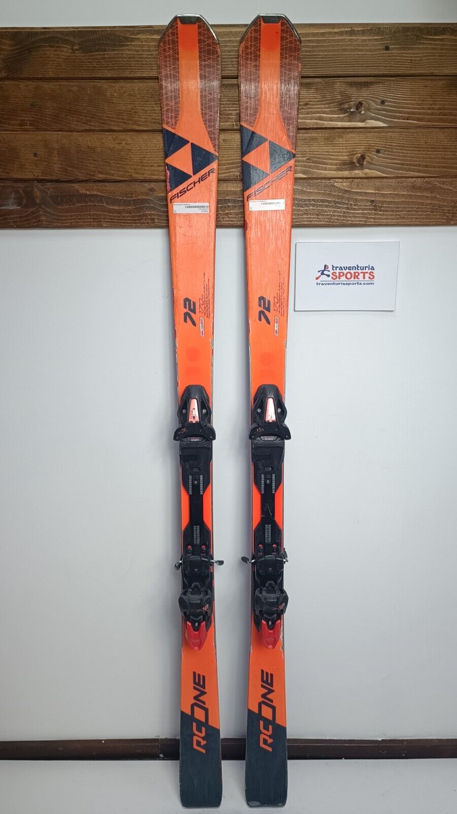 Fischer RC One 72 170cm Ski + Fischer 12 Bindungen Winter Fun Snow Sport