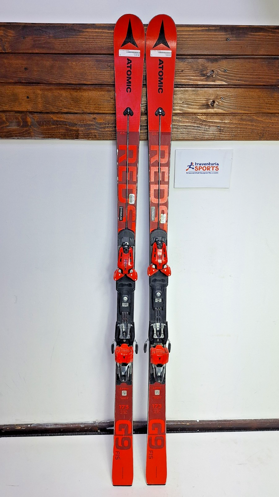Atomic Redster G9 FIS 173 cm Skis + Atomic X12 Bindings Winter Sport Snow Fun