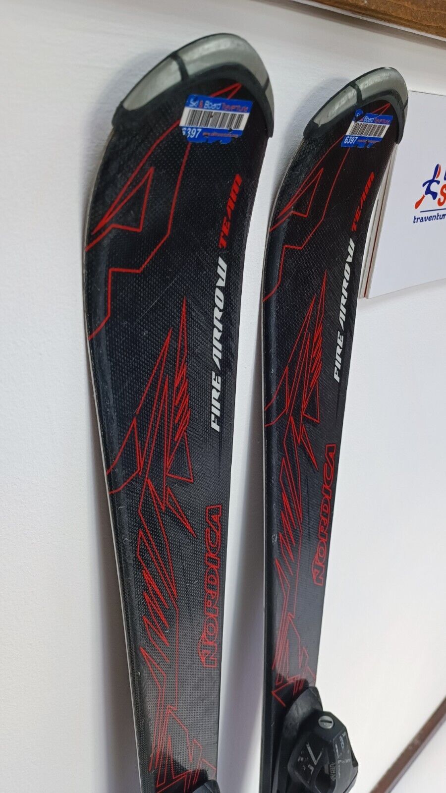 Nordica Fire Arrow TM 130 cm Ski + Elan ESP 7.5 Bindings Winter Adventure Winter