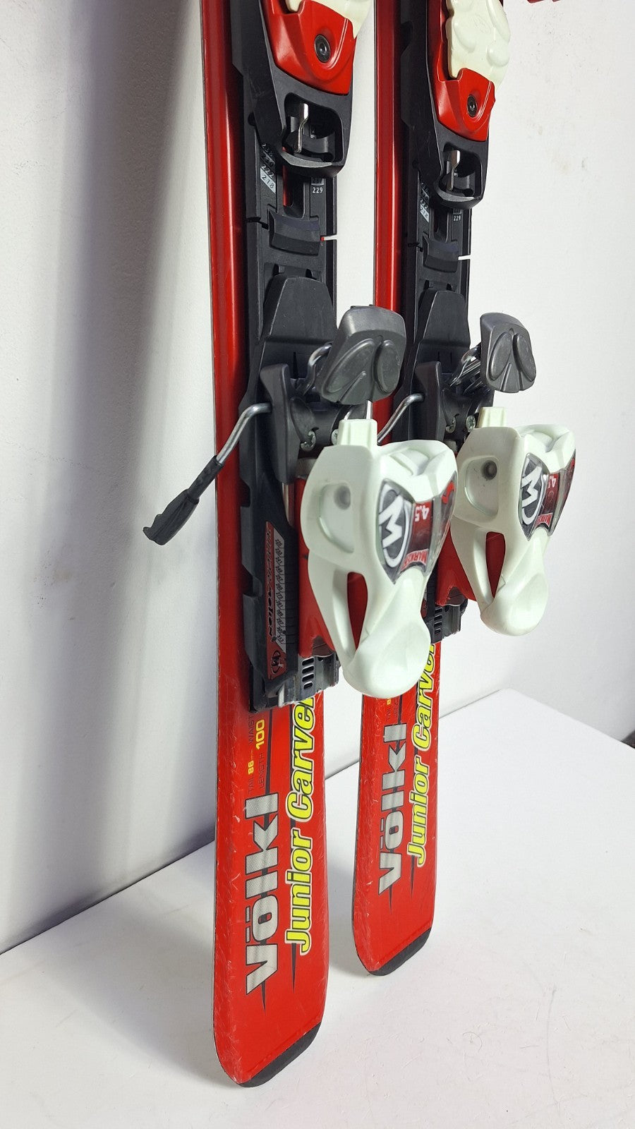 Volkl Tiger JR Carver 100cm Ski + Marker 4.5 Bindings Winter Sport Fun