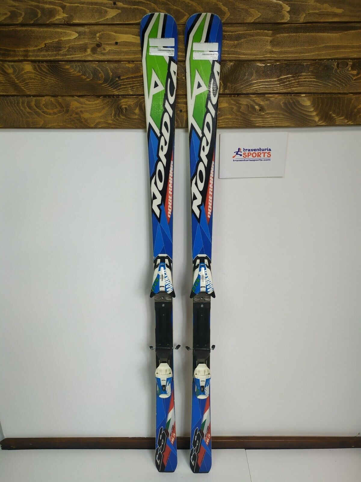 Nordica Dobermann GS 163 cm Skis + Marker 10 Bindings Winter Fun Snow