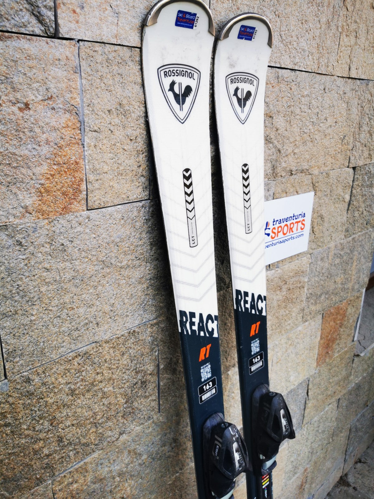 Rossignol REACT RT 163cm  Ski + Elan 10 Bindings Winter Sport Fun