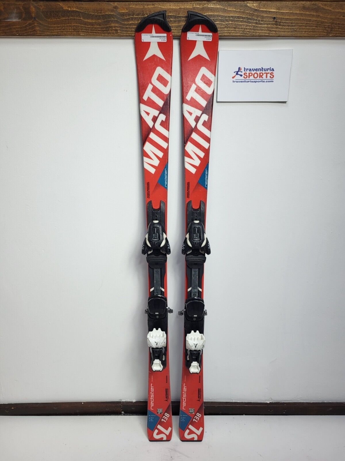 Atomic Redster SL 138cm Ski + Atomic 12 Bindungen Wintersport