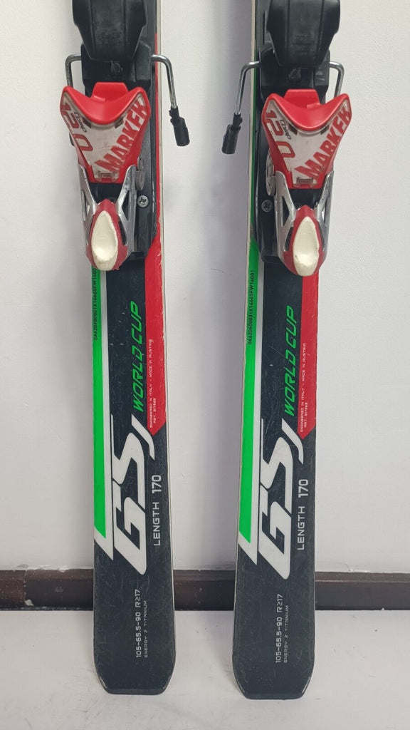 Nordica Dobermann WC SG 170cm Ski + Marker 12 Bindings Winter