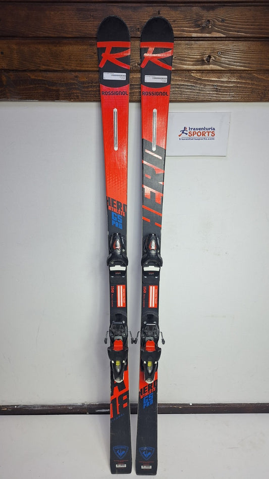 Rossignol Hero Athele GS Pro 158 cm Ski + Look SPX10 Bindings Winter Snow Sport