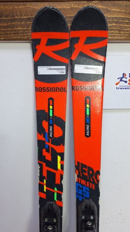 Rossignol Hero Athlete GS Pro 124 cm Ski +  Look 4.5 Bindings Winter Fun Snow