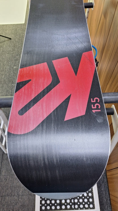 K2 Rental  EST.87  155W cm Snowboard + Brand New K2 M Bindings  Winter Snow Fun