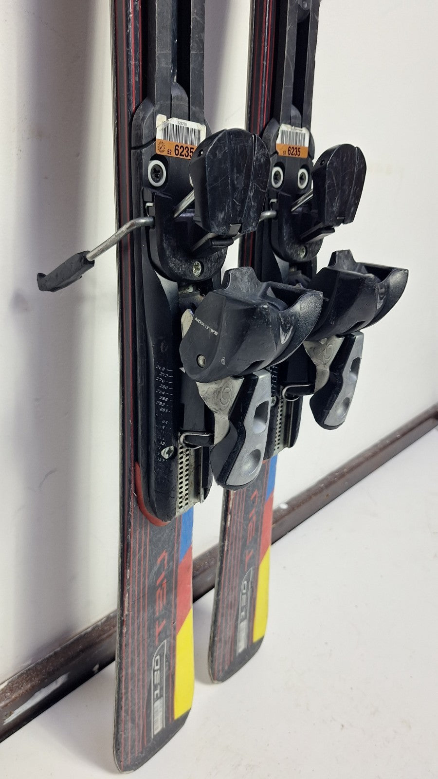 Salomon Equipe 10 130cm Ski + Salomon 9 Bindings Winter Sport Fun