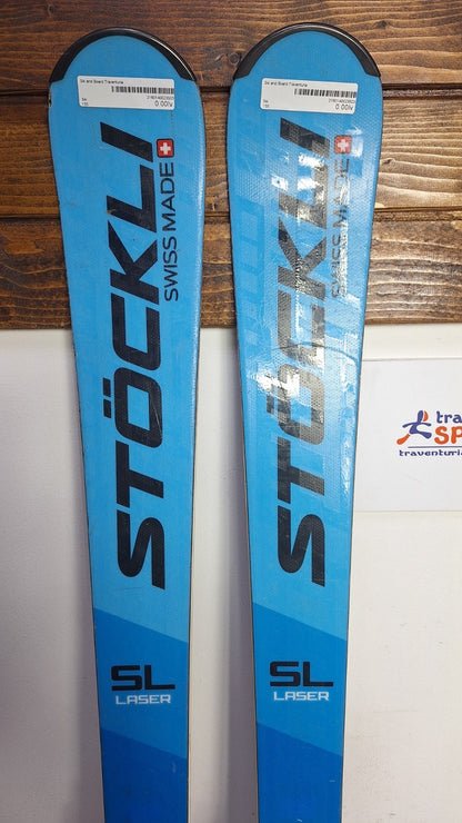 Stockli Laser SL World Cup 155cm Ski + Salomon 11 Bindings Winter Sport