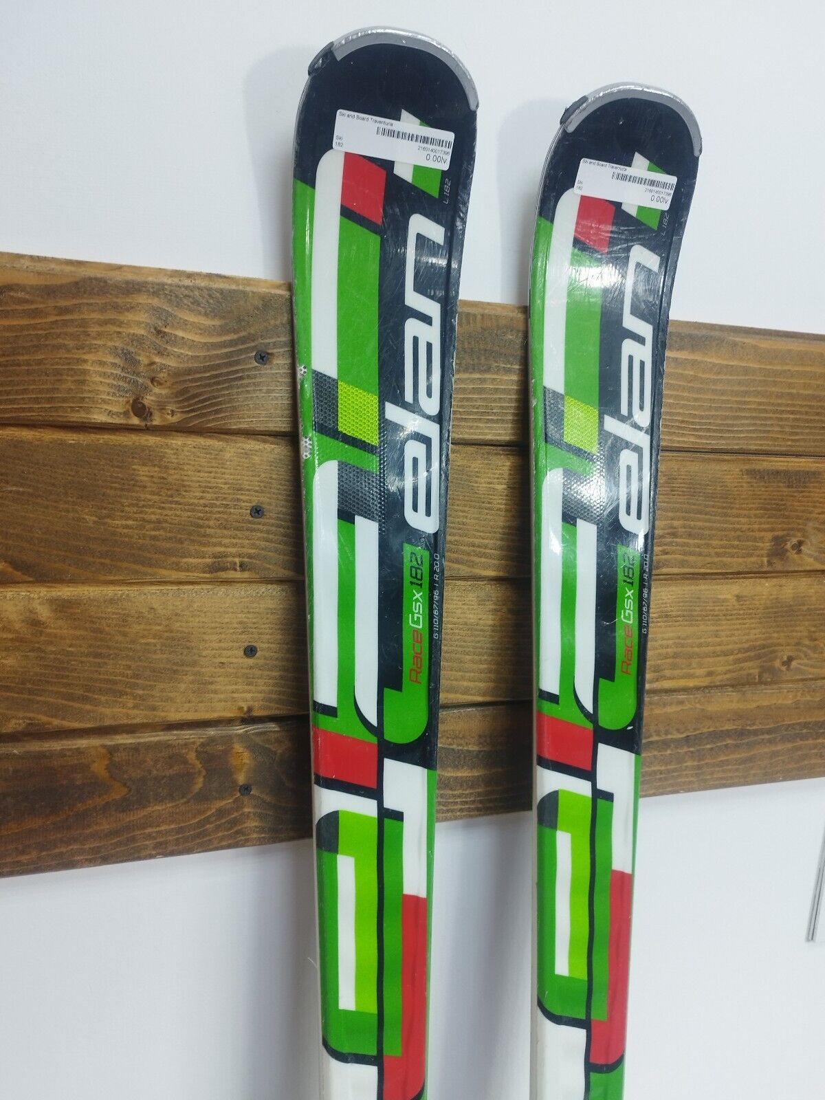 Ski Elan GSX 182 cm + fixations Elan EL 14 Hiver Loisirs Neige Aventure Sport