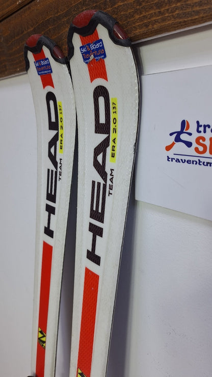 HEAD Supershape Team R 137 cm Ski + Tyrolia BYS 7.5 BSL Bindings Winter Snow