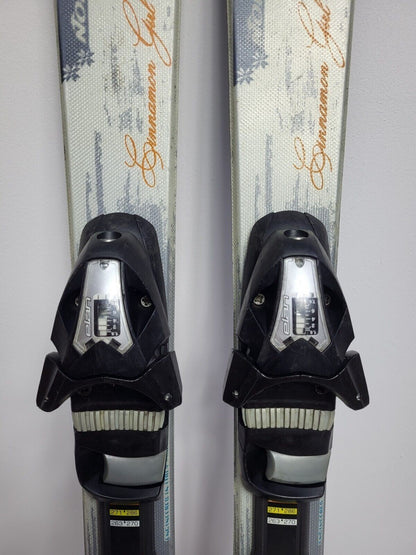 Nordica Cinnamon Gold 120 cm Ski + Elan ESP 7.5 Bindungen Sport Winter