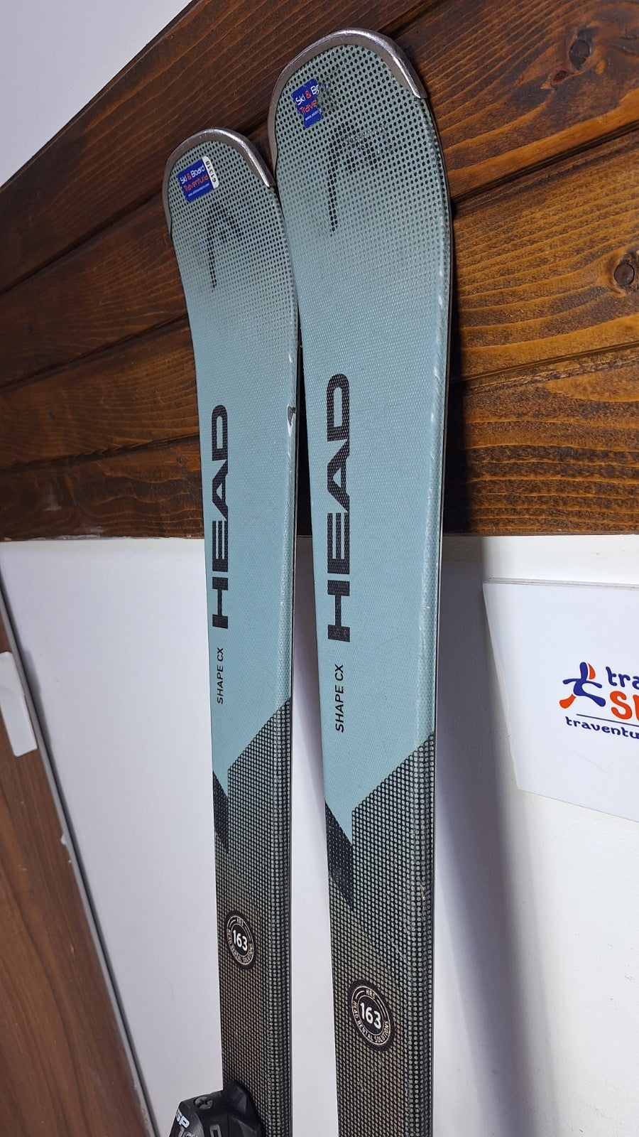 HEAD Shape CX  163cm  Ski + Tyrolia SP 10 Bindings Winter Sport Fun Snow