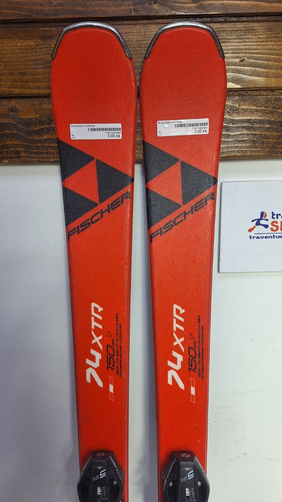 Fischer 74XTR RC One 150cm  Ski + Fischer RS 9 Bindings Adventure Winter Sport