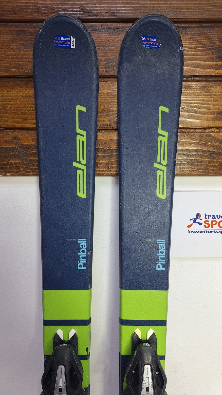 Elan Pinball 165cm  Ski + Elan 10 Bindings Adventure Winter Sport
