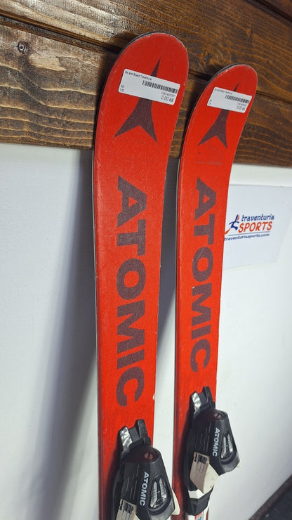 Atomic Punx Twin-Tip Ski 120 cm + Atomic 4.5 Bindungen Wintersport Schnee