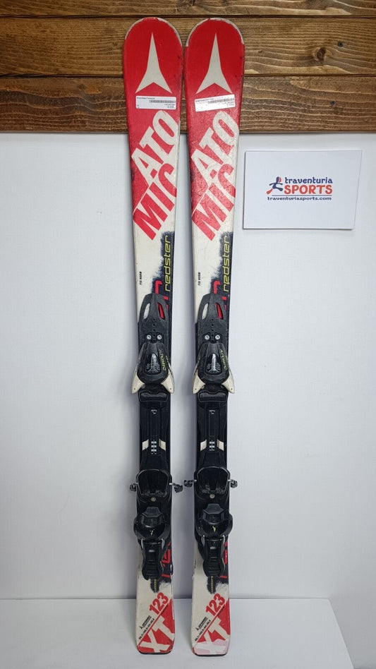 Atomic Redster XT 123cm Ski + Atomic 7.5 Bindungen Wintersport