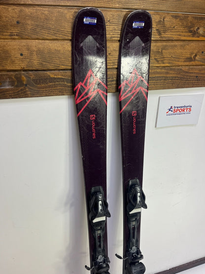 Salomon Myriad 85 161cm Ski + Elan EL 10 Bindungen Adventure Winter Sport