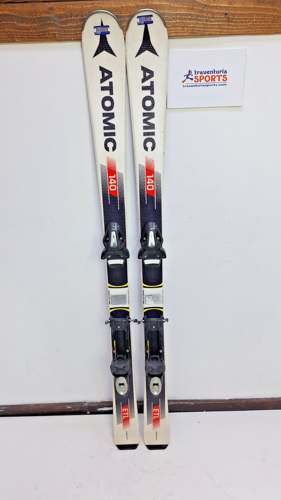 Sci Atomic ETL R EZY2 140 cm + attacchi Elan ESR 10 Snow Winter Fun Sport