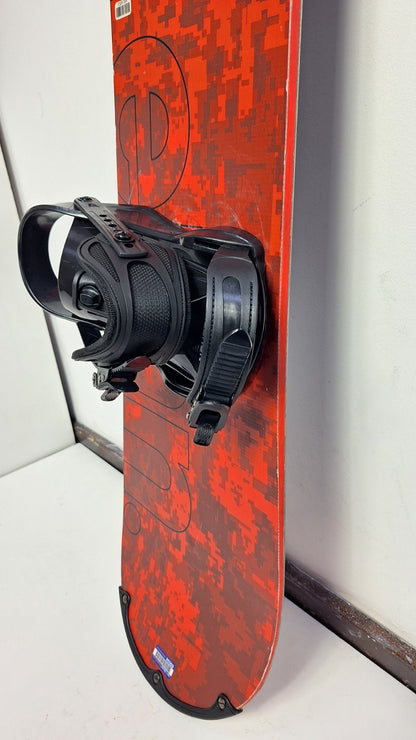 Elan Explore R 150 cm Snowboard + Brand New Talerun M  Bindings Winter Snow