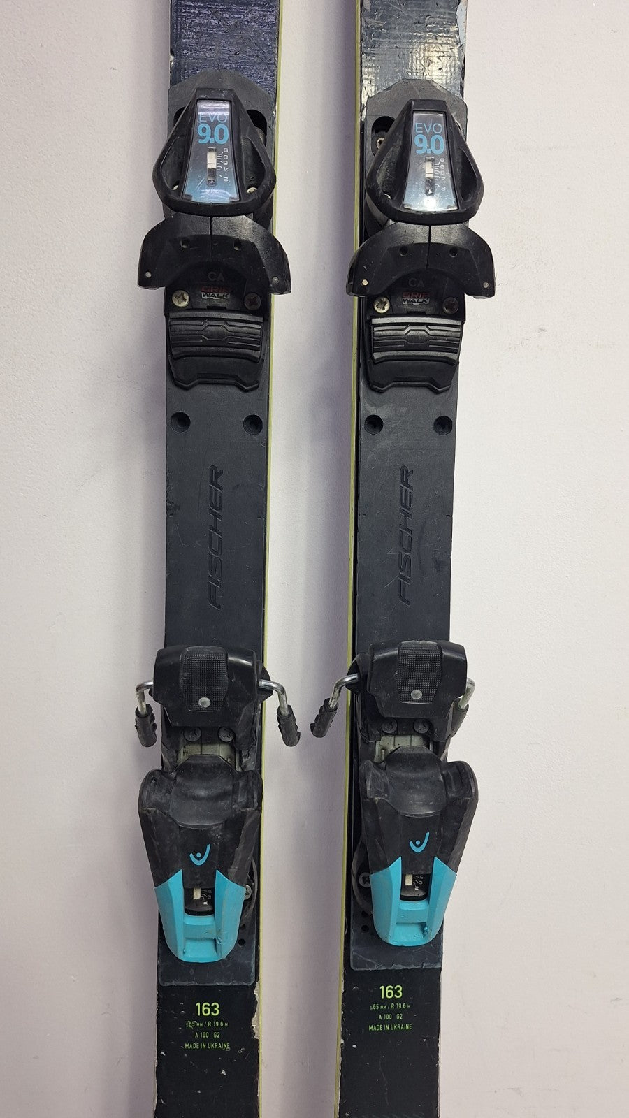 Fischer RC4 GS 163cm Ski + HEAD EVO 9 Bindings Fun Snow Winter Sport Piste
